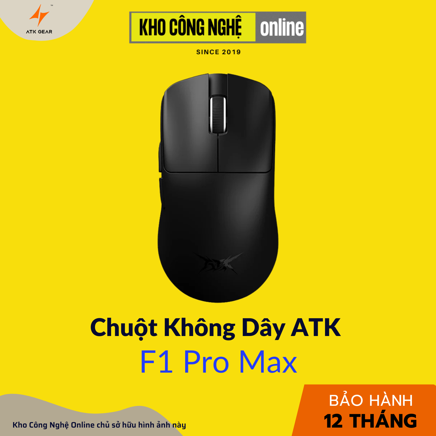 Chuột ATK F1 Pro Max - Đen