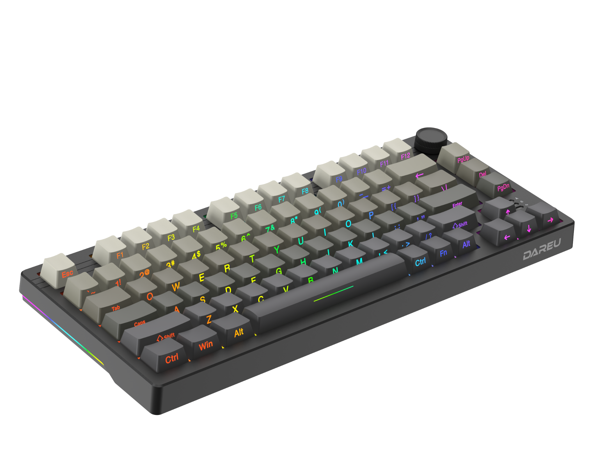 Bàn Phím Cơ Dareu EK75 Pro Cloudy Aqua