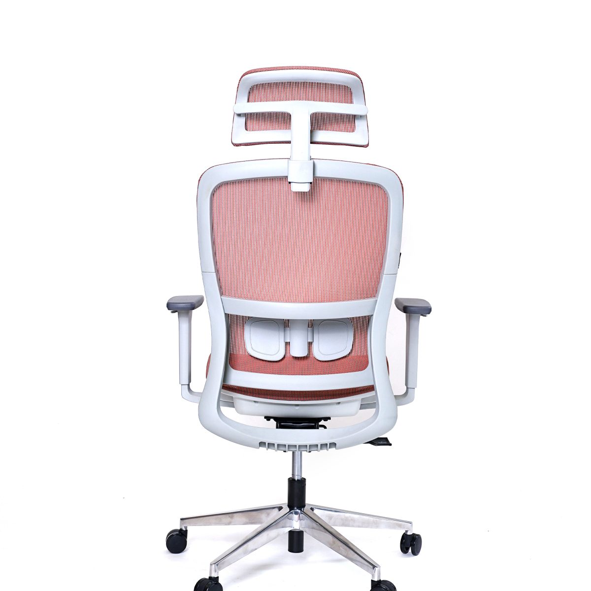 Ghế Công Thái Học Gami Lum2 - Bản Kê Tay 2D / Hồng ( Có Chân Gác)