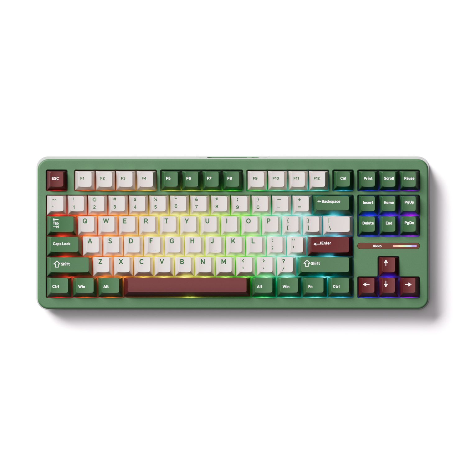 Bàn phím cơ AKKO TAC87 Matcha Red Bean Stellar Rose Switch