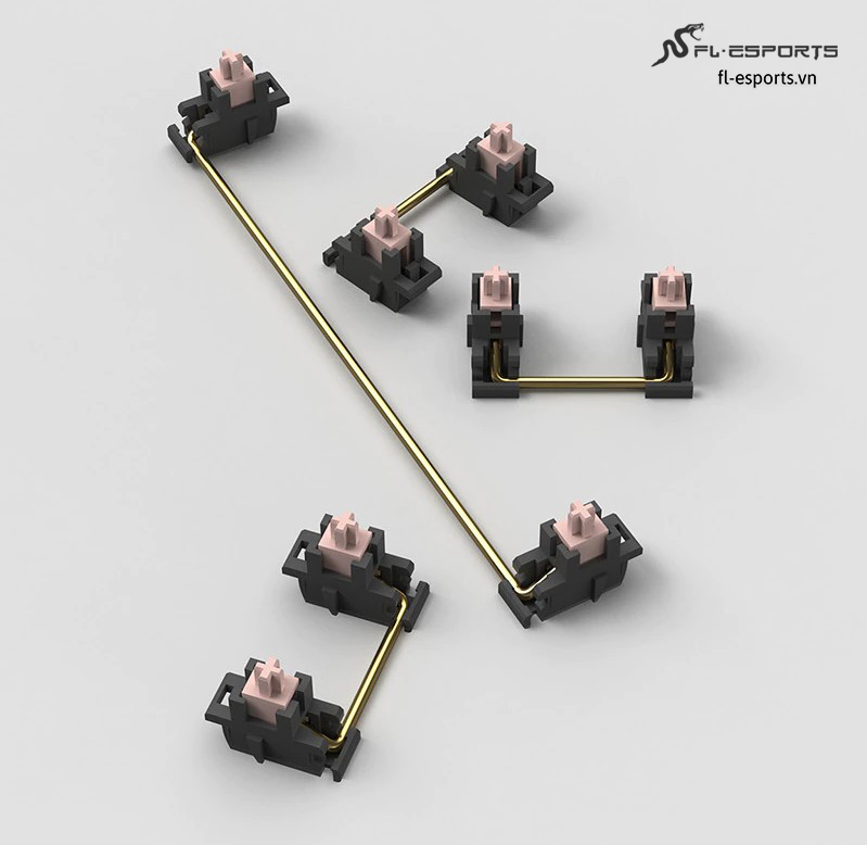 Bộ Stabilizer Plate Mount, PCB mount FL-Esports Dành Cho Bàn Phím Cơ (Hàng Chính Hãng)