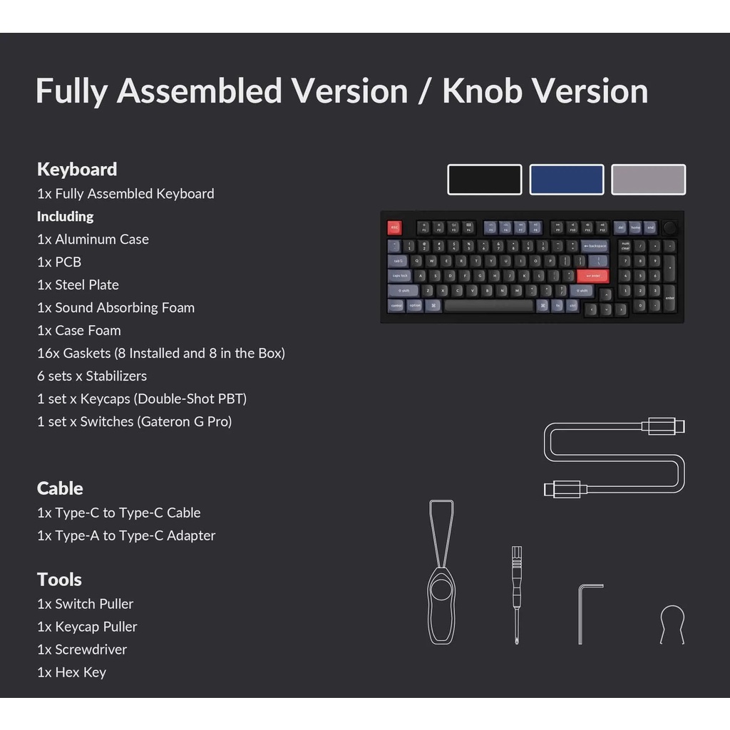 Bàn Phím Cơ Keychron Q5 - Bàn phím cơ custom QMK FULL-SIZE 96%