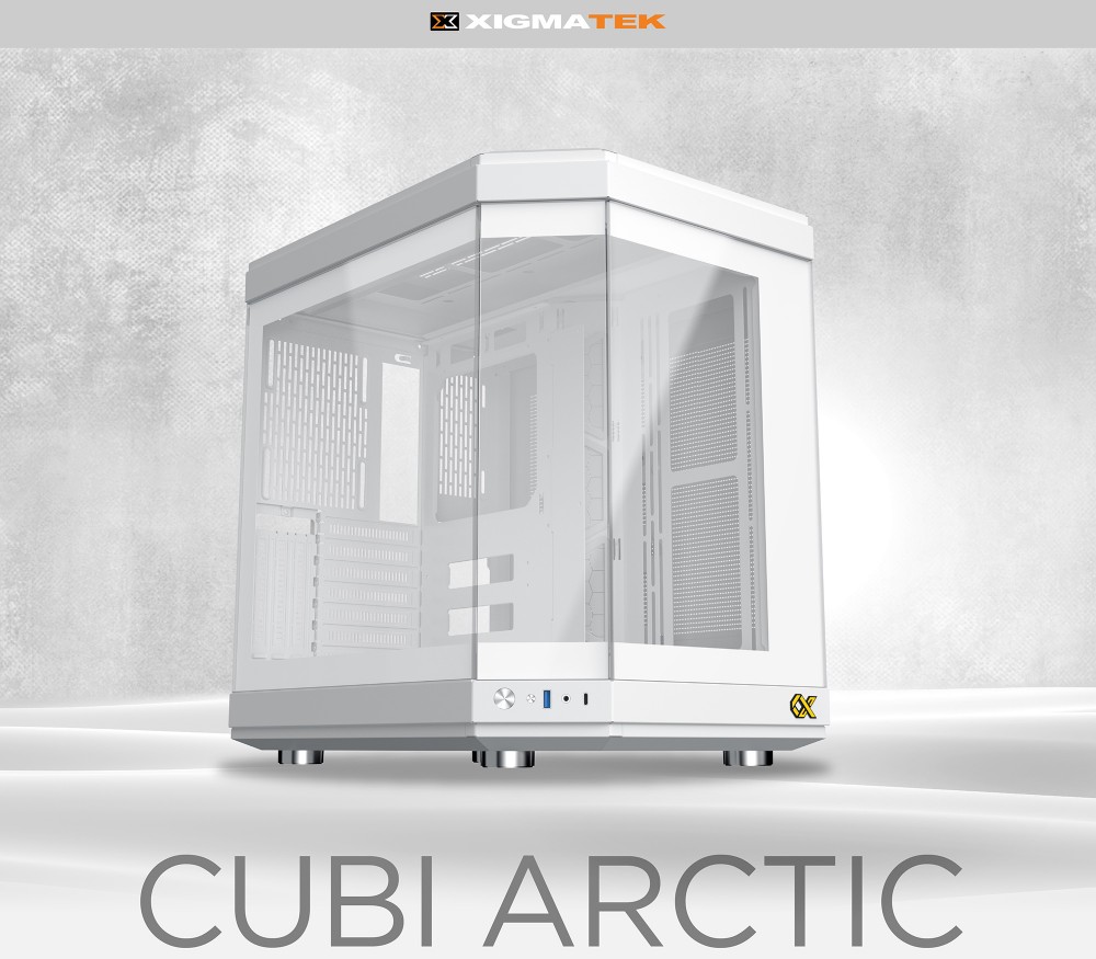 Vỏ case máy tính XIGMATEK ALPHA - CUBI ARTIC (EN41976) - PREMIUM GAMING ATX