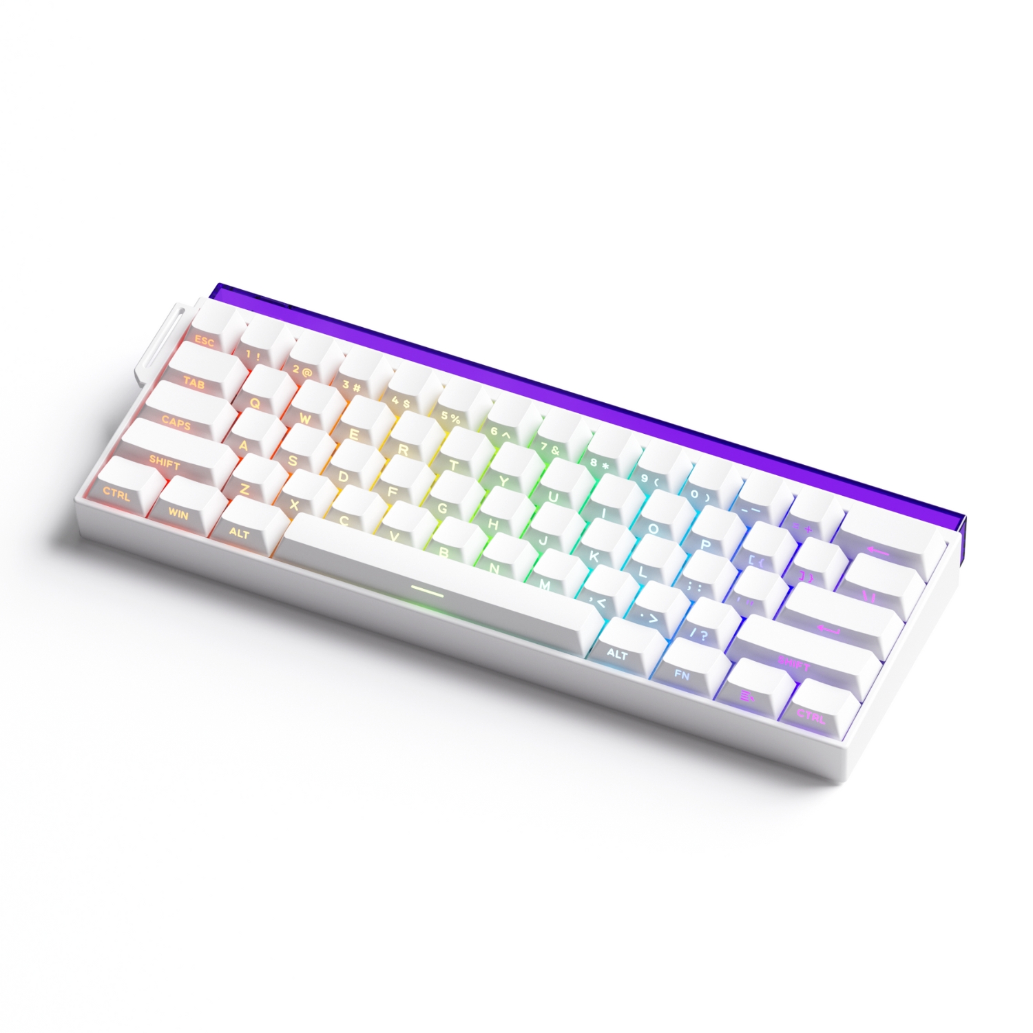 Bàn phím cơ Veekos Shine60 SP White