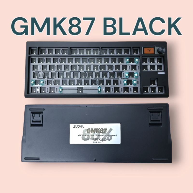 KIT GMK87 Mạch Xuôi | Màn Hình Led | Gasket Mount | (3 Mode / Hotswap / Led RGB)