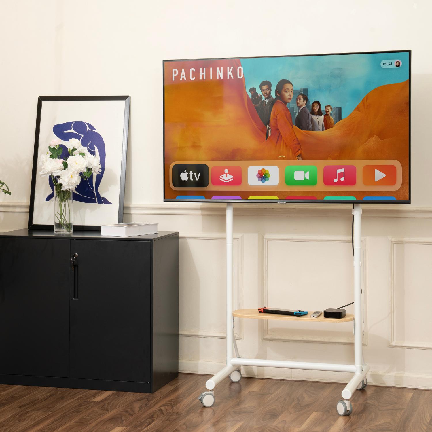 Giá treo TV di động Hyperwork Aero Stand TVC02 - Tải trọng tối đa 70kg, Bảo hành 24 tháng