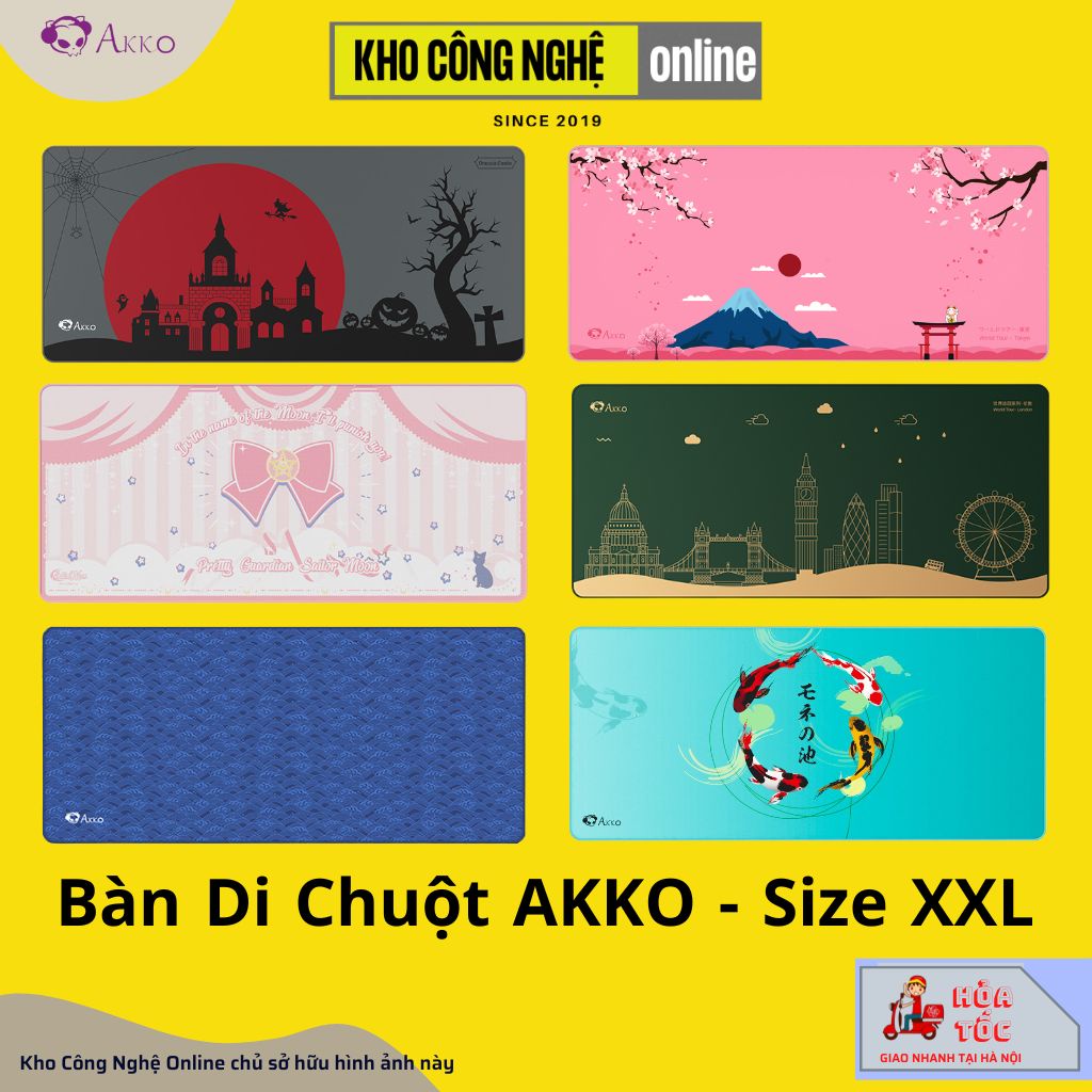Pad chuột / Bàn di chuột / Lót chuột AKKO Size XXL (900x400x4 mm) - Hàng chính hãng