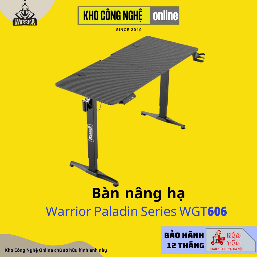 Bàn nâng hạ WARRIOR Paladin Series WGT606 (Hàng Chính Hãng)