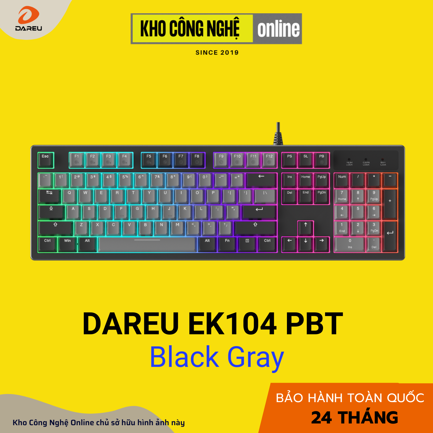 Bàn Phím Cơ Dareu EK104 PBT