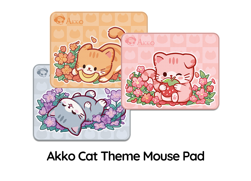 Pad chuột / Bàn di chuột / Lót chuột Akko Cat Orange KATE