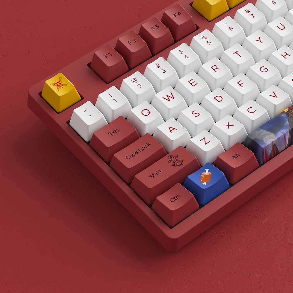 Bàn phím cơ AKKO 3087 RF One Piece Luffy ((Dual-mode / AKKO sw v3)