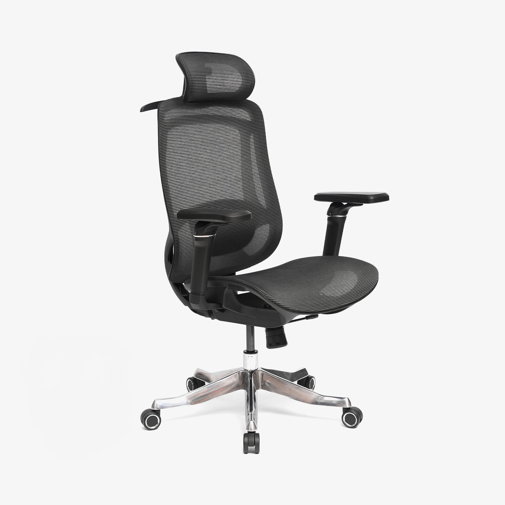 Ghế công thái học HyperWork Airy Pro OC04 - Kê tay 6D, Tựa đầu & Tựa lưng 2D (Hàng Chính Hãng)