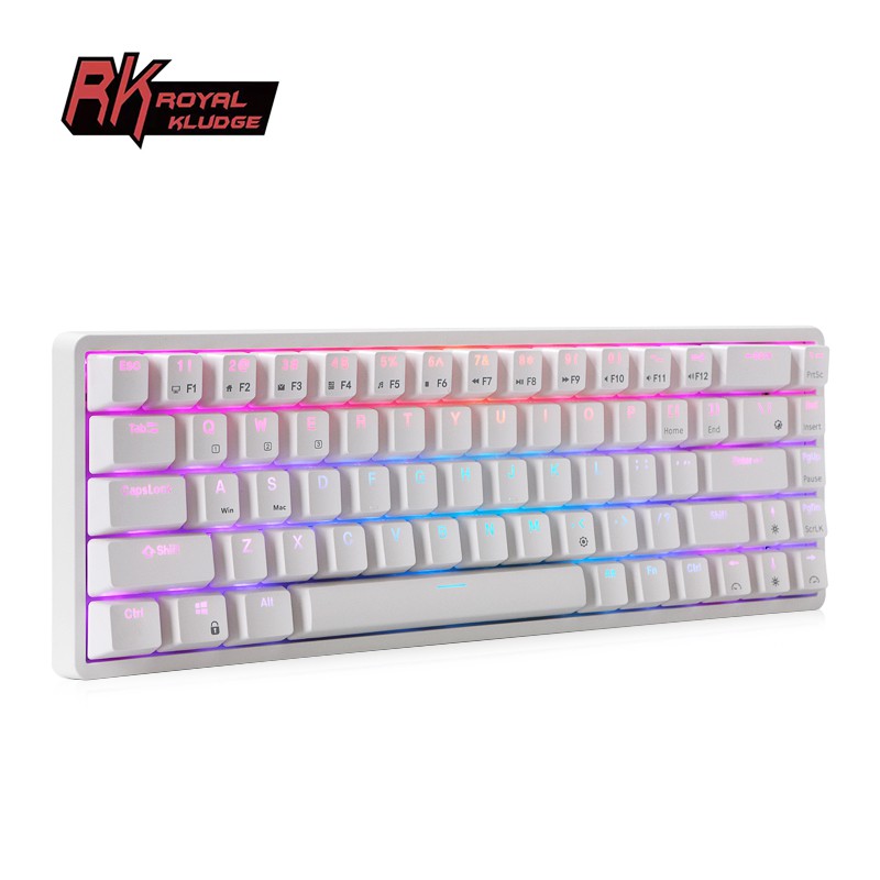 RK G68 RGB NEW HOTSWAP - Bàn phím cơ không dây Royal Kludge RK G68 Bluetooth 5.0 và Wireless 2.4G -  CHÍNH HÃNG