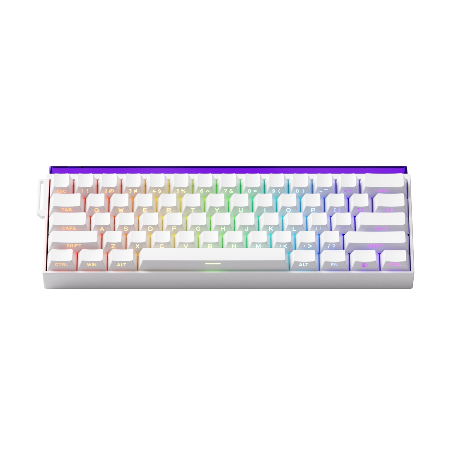 Bàn phím cơ Veekos Shine60 SP White Multi Mode