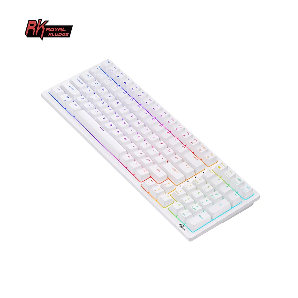 Bàn phím cơ RK98 hotswap kết nối 3 chế độ Bluetooth 5.0 | Wireless 2.4G | Dây type C