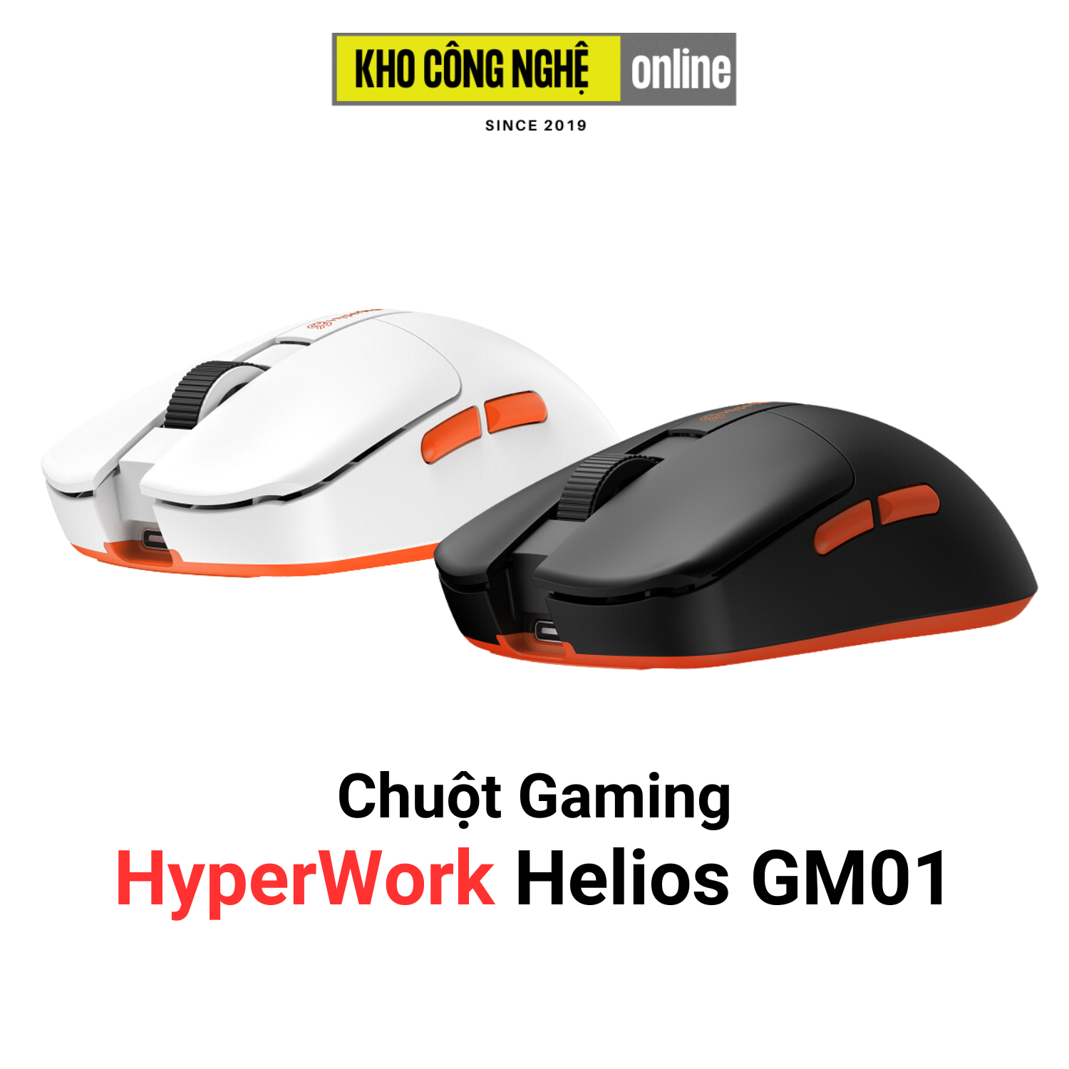 Chuột Gaming Không Dây Hyperwork Helios GM01