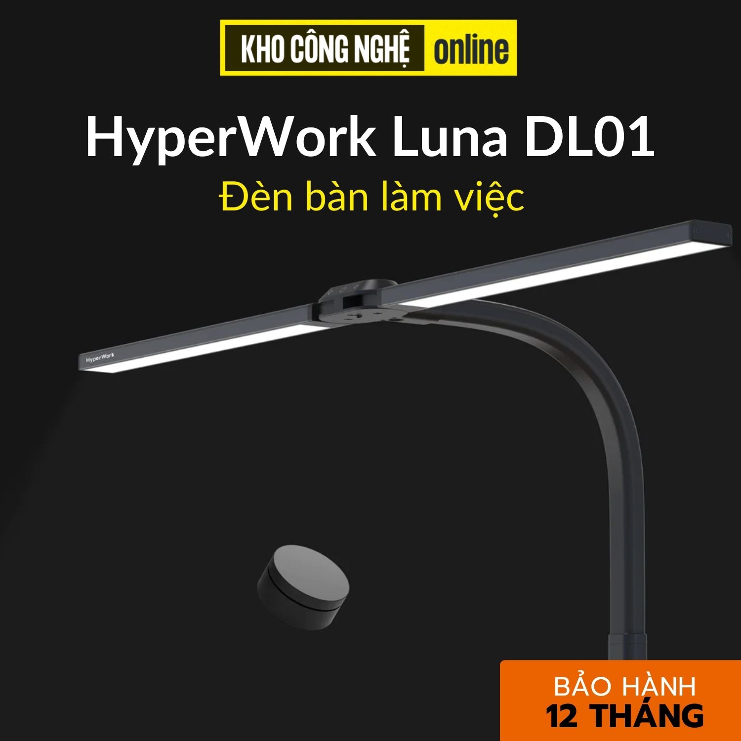 Đèn kẹp bàn LED HyperWork Luna HPW DL01