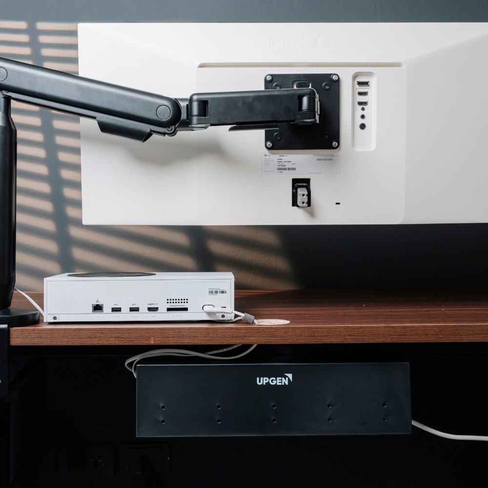 Khay Đi Dây UPGEN Cable Tray - Tối Ưu Không GIan, Giấu Ổ Cắm Gọn Gàng, Chống Nhiệt, Lắp Dễ Dàng