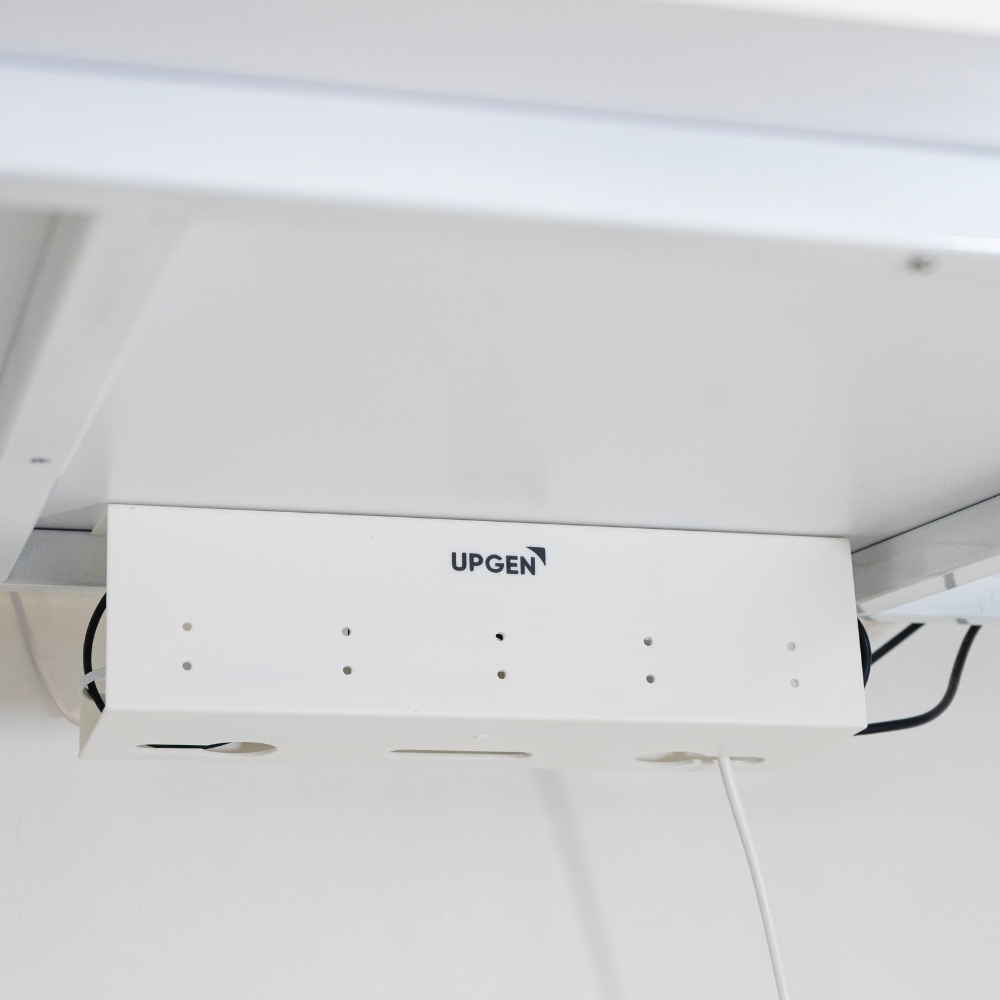 Khay Đi Dây UPGEN Cable Tray - Tối Ưu Không GIan, Giấu Ổ Cắm Gọn Gàng, Chống Nhiệt, Lắp Dễ Dàng