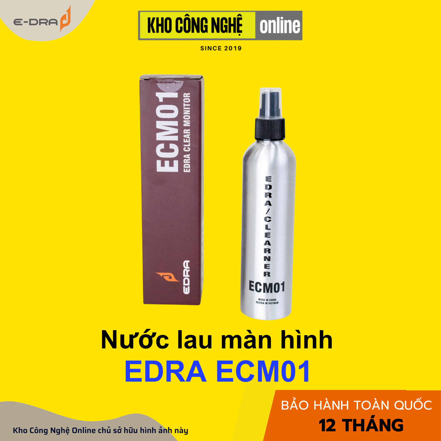 Nước lau màn hình EDRA ECM01