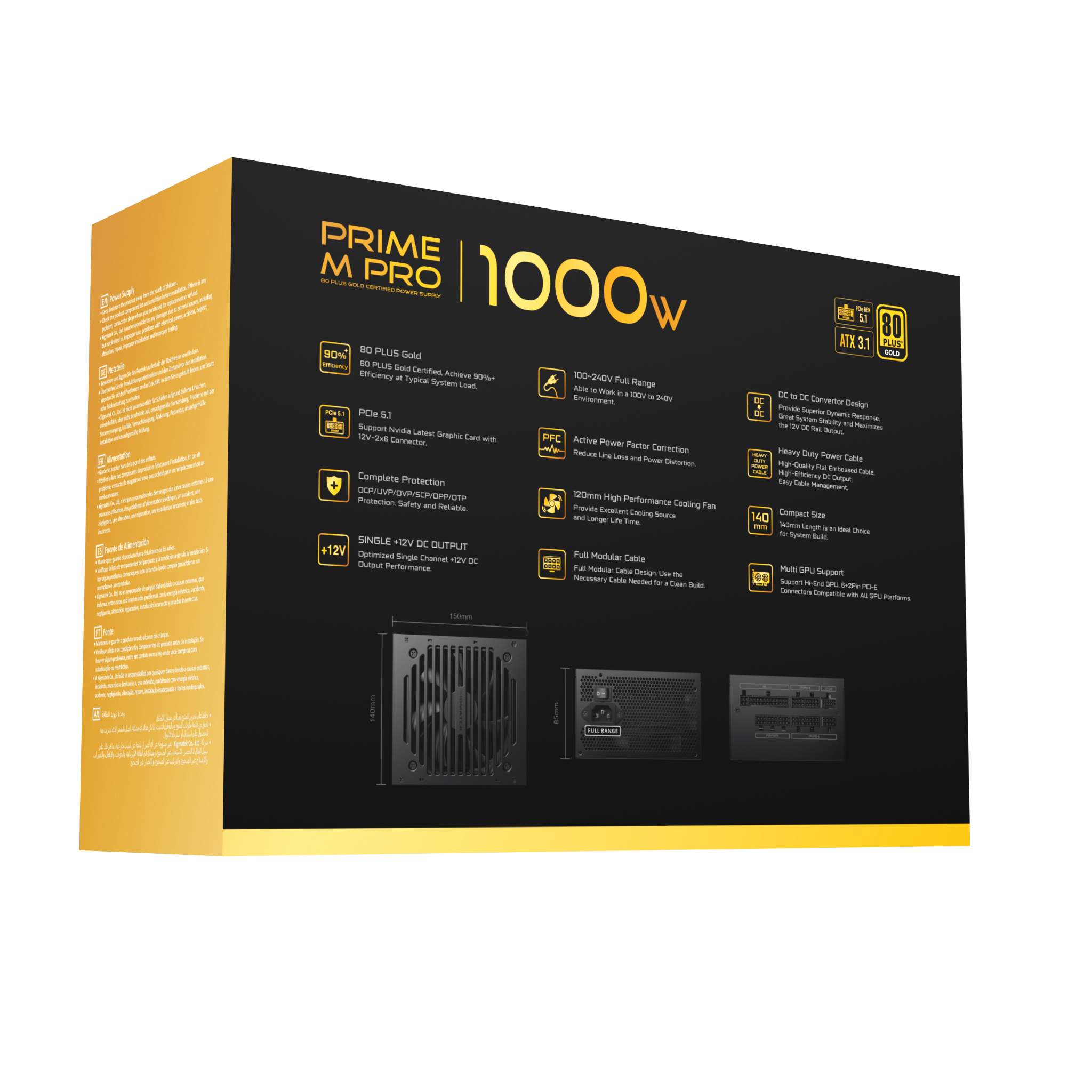 NGUỒN XIGMATEK PRIME M PRO 1000W