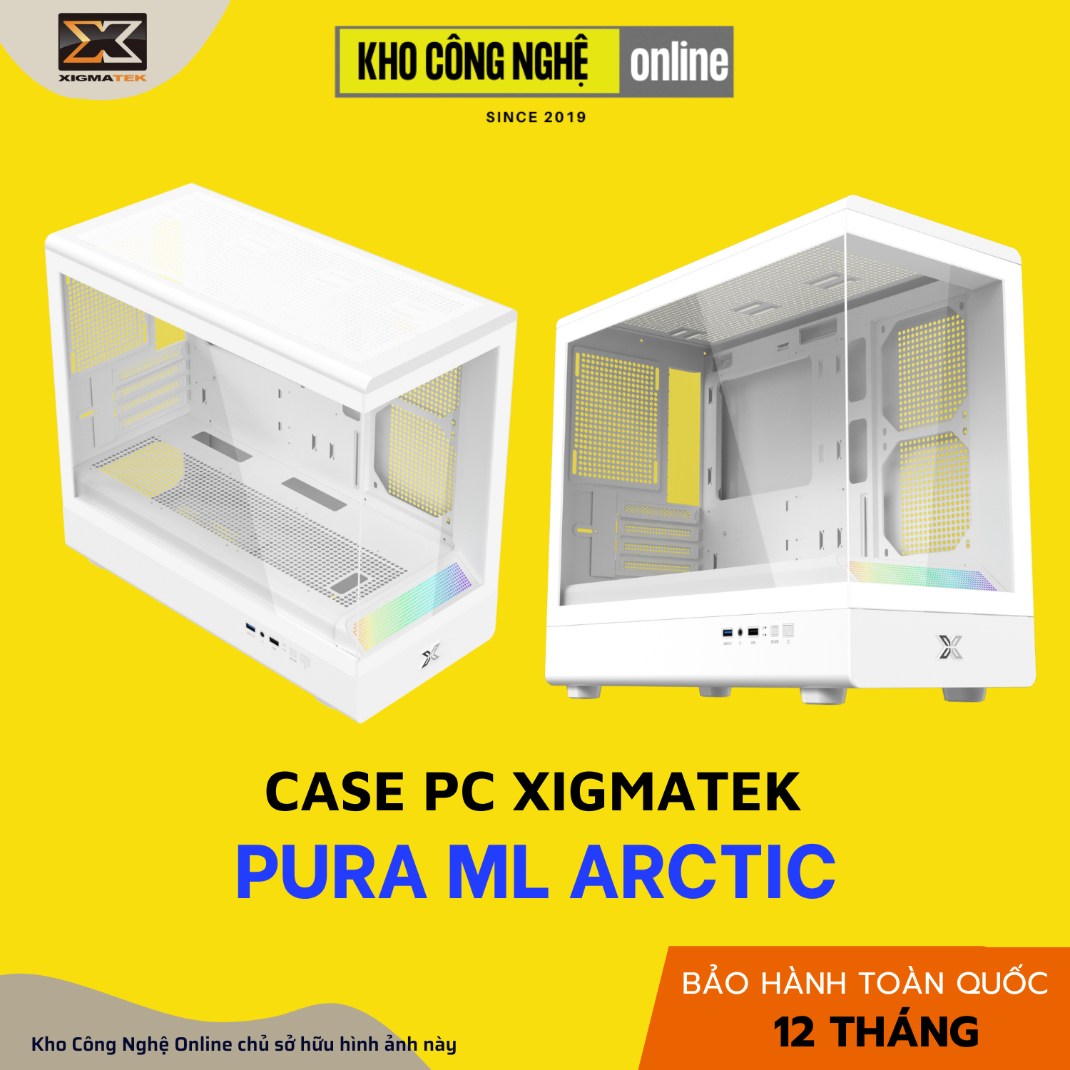 Vỏ Case Xigmatek PURA ML ARCTIC