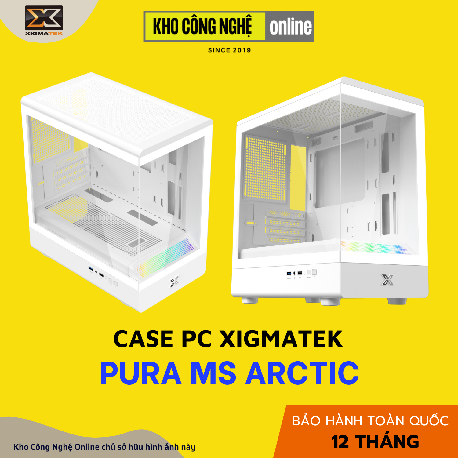 Vỏ Case Xigmatek PURA MS Arctic