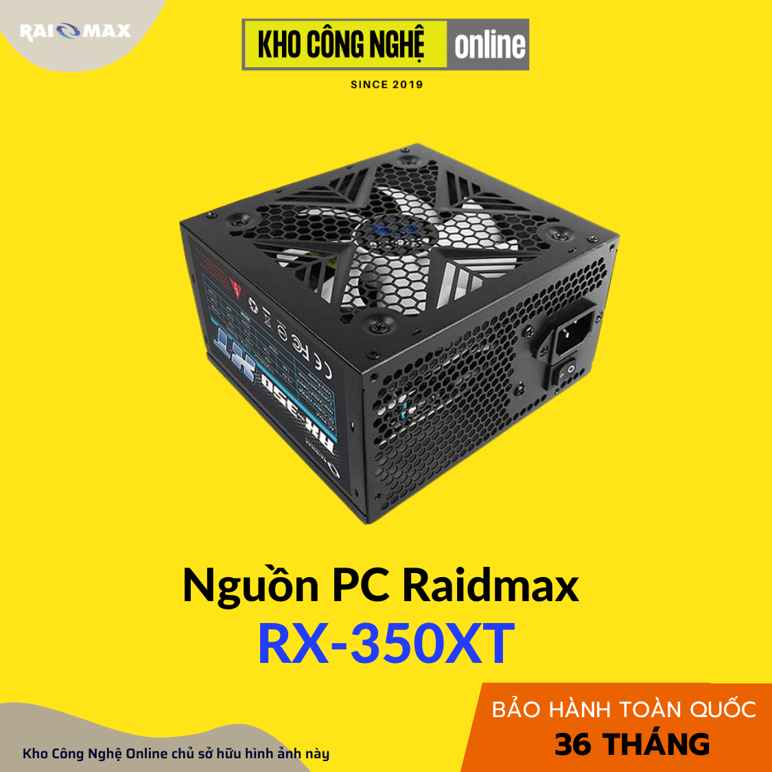 Nguồn PC RaidMax RX-350XT