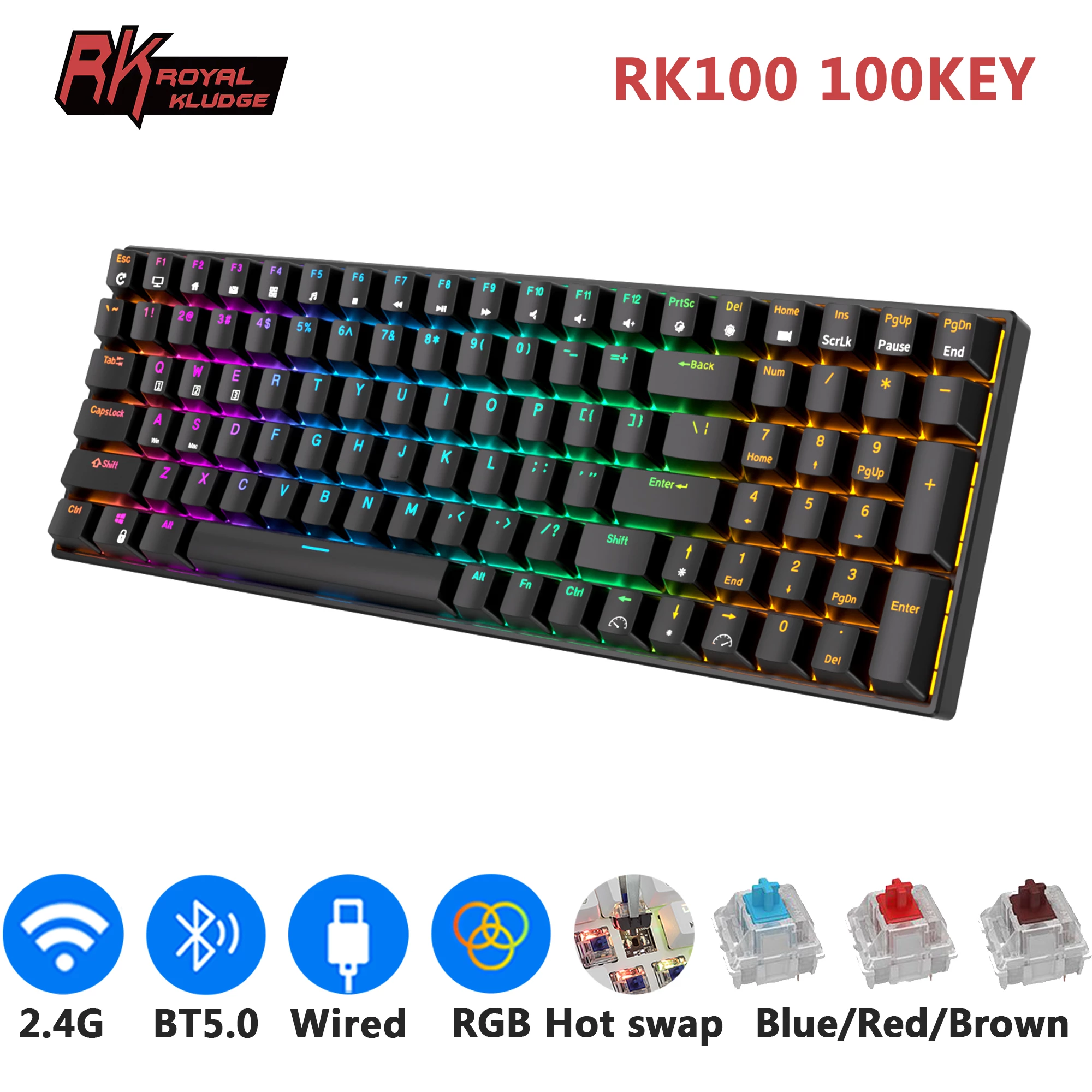 Royal Kludge RK100 RGB HOTSWAP - Kho Công Nghệ Online