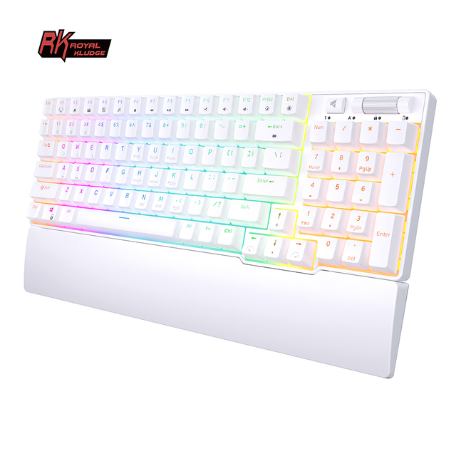 RK96 HOTSWAP - Bàn phím cơ không dây Royal Kludge RK96 kết nối 3 chế độ Bluetooth 5.0 | Wireless 2.4G | Type C