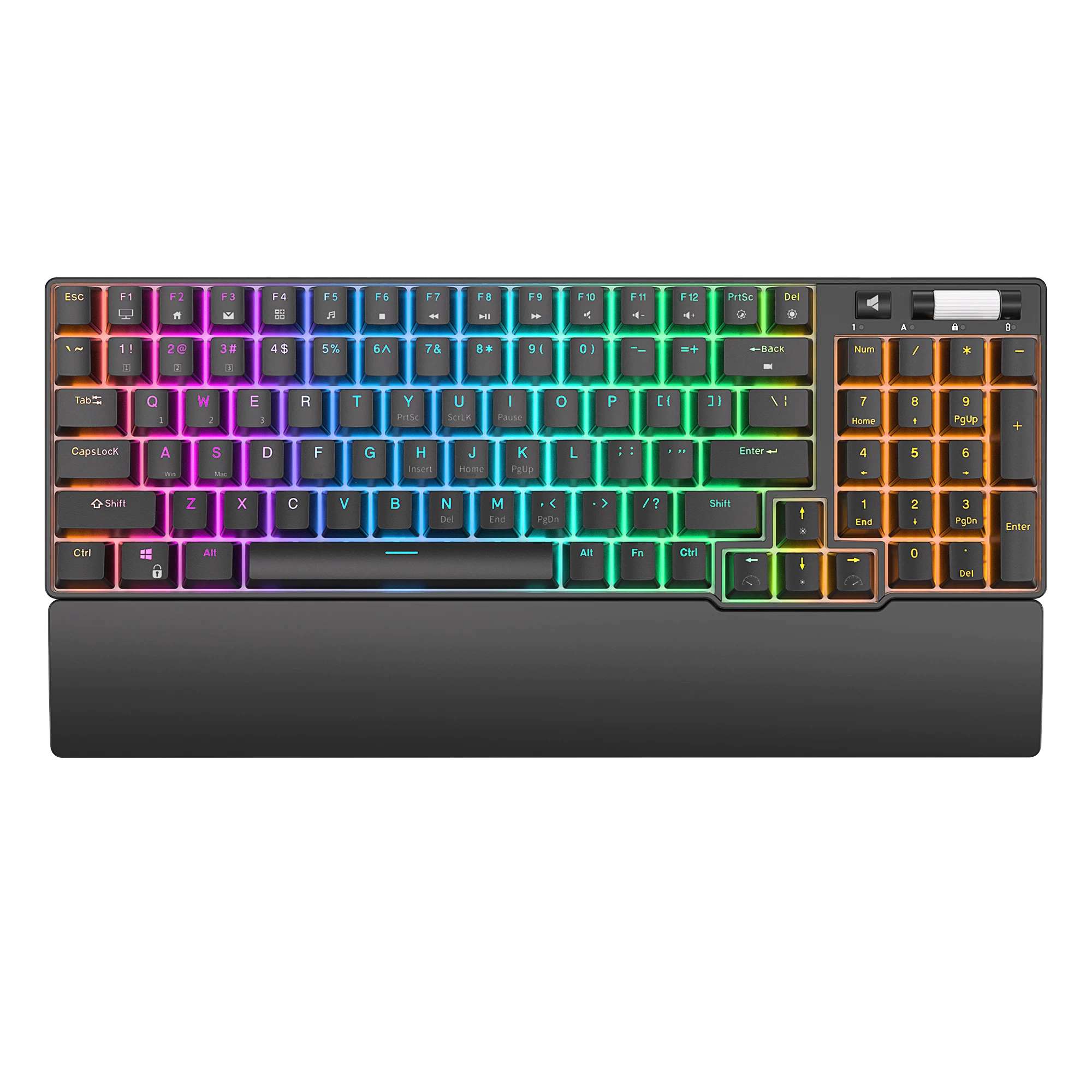 RK96 HOTSWAP - Bàn phím cơ không dây Royal Kludge RK96 kết nối 3 chế độ Bluetooth 5.0 | Wireless 2.4G | Type C