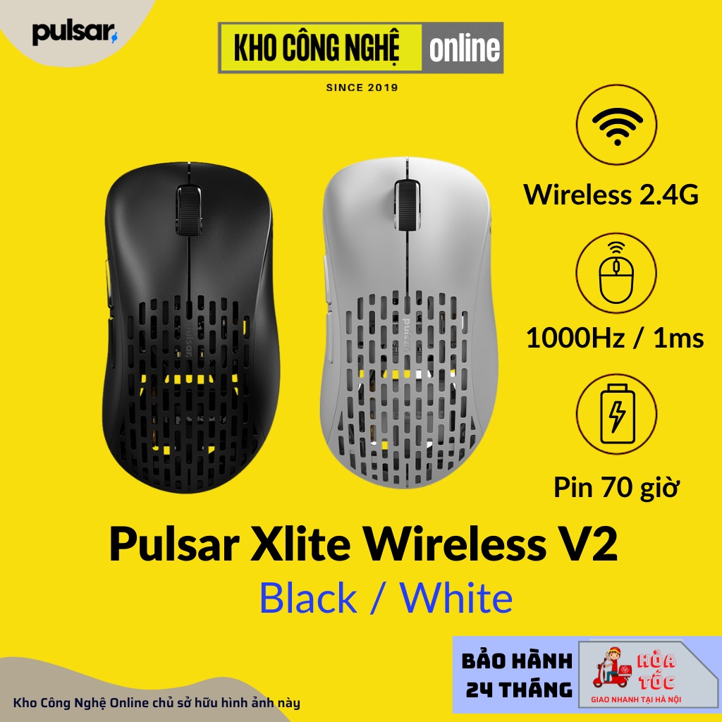 Chuột không dây Pulsar Xlite Wireless V2 / Xlite Wireless V2 Mini