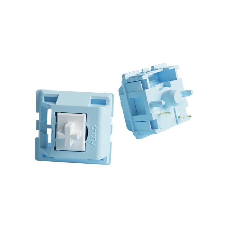 Switch Akko CS Snow Blue Grey cho bàn phím cơ - (1 hộp 45 switch)