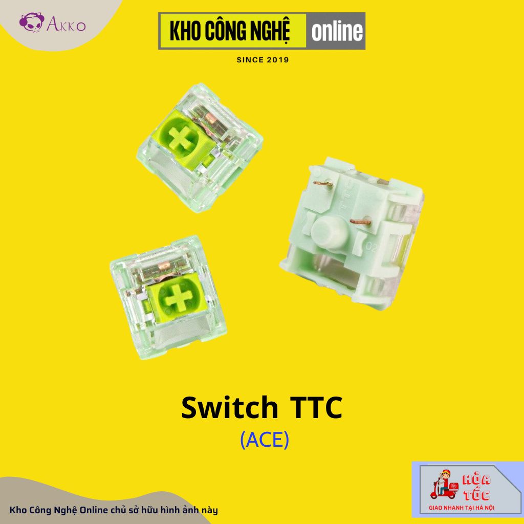 [Chính hãng] Switch lẻ thay nóng cho bàn phím cơ AKKO CS switch| Jelly switch & TTC switch - Hàng mới 100%