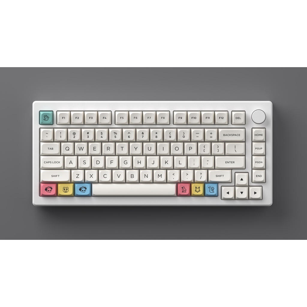 Bộ Keycap AKKO CREAM (PBT Double-Shot / MDA profile / 282 nút)