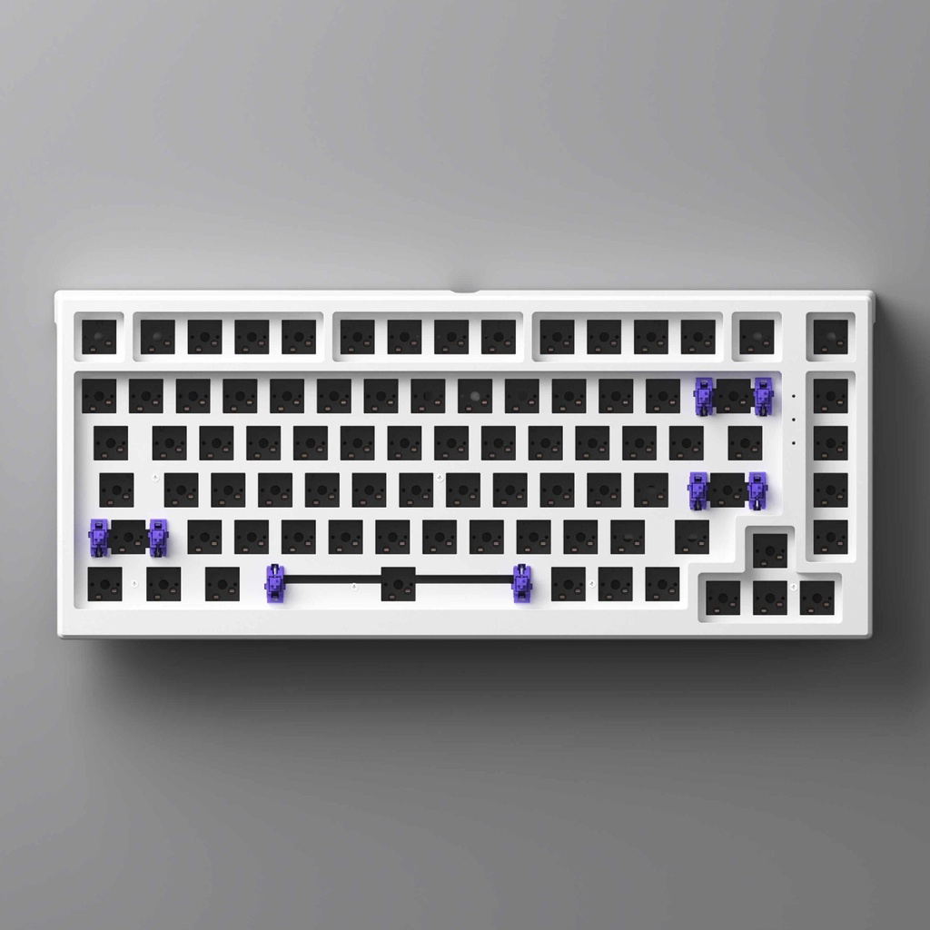 Kit bàn phím cơ MonsGeek MG75 White (Dual Mode / Hotswap 5 pin) - Hàng chính hãng