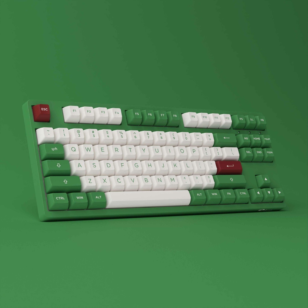 Bàn phím cơ AKKO 3087 RF Matcha Red Bean (2.4Ghz / AKKO sw v3)