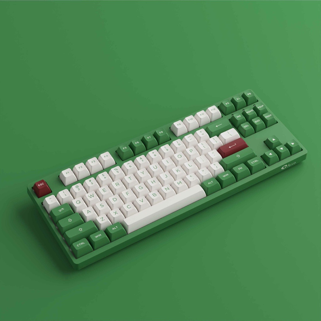 Bàn phím cơ AKKO 3087 RF Matcha Red Bean (2.4Ghz / AKKO sw v3)