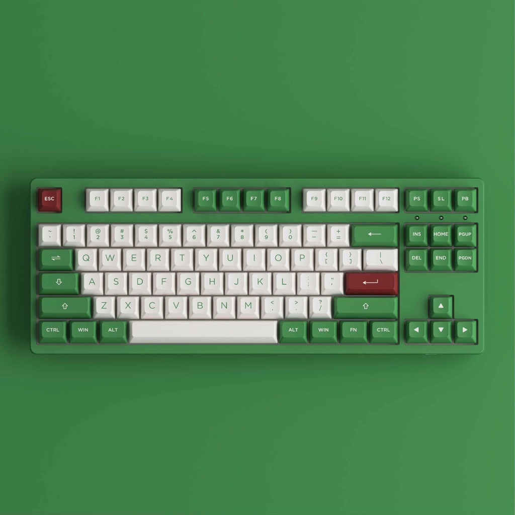 Bàn phím cơ AKKO 3087 RF Matcha Red Bean (2.4Ghz / AKKO sw v3)