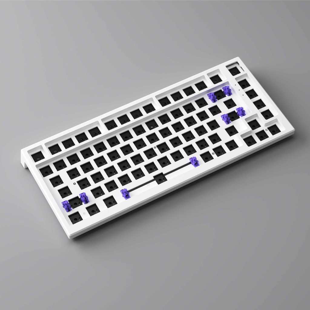 Kit bàn phím cơ MonsGeek MG75 White (Dual Mode / Hotswap 5 pin) - Hàng chính hãng