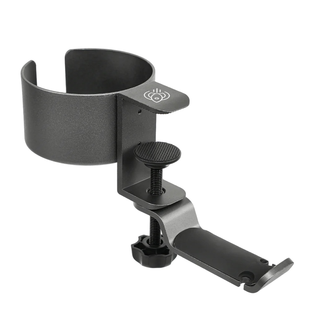 Giá để cốc kẹp bàn tích hợp giá treo tai nghe móc treo đồ HyperWork CH01