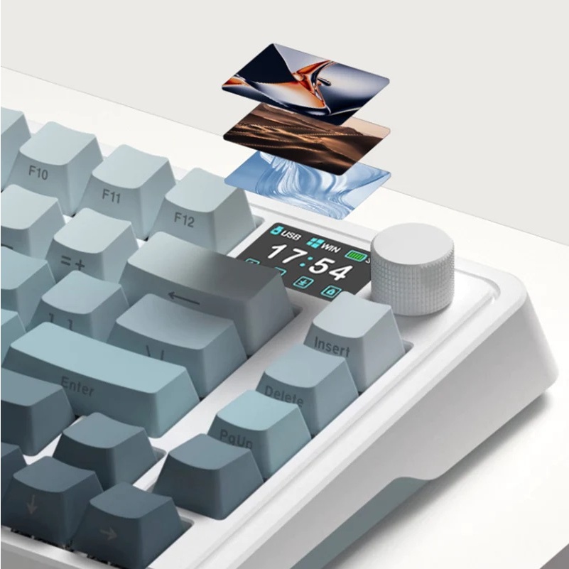 CMK75 Led RGB - Bàn phím cơ FL-Esports CMK75 SAM Lake Placid Blue / Desert Grey / Hazy Shade / Ultramarine