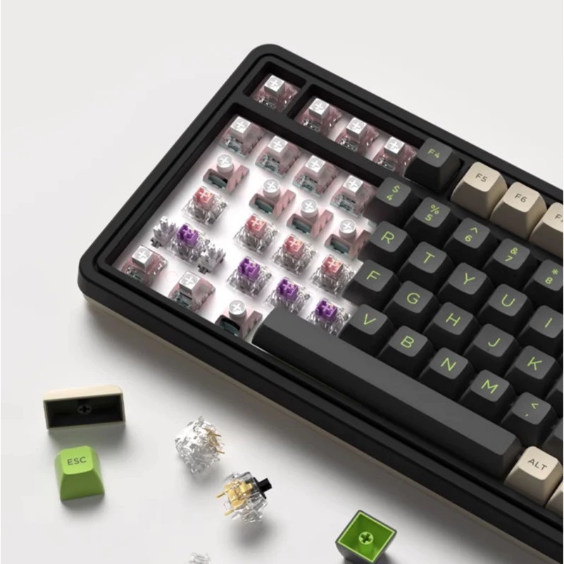 CMK75 Led RGB - Bàn phím cơ FL-Esports CMK75 SAM Lake Placid Blue / Desert Grey / Hazy Shade / Ultramarine