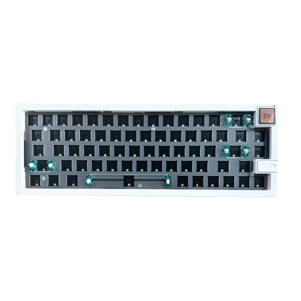 Kit bàn phím cơ Zuoya GMK67S Màn Hình, Gasket Mount (Bluetooth 5.0 / Wireless 2.4Ghz / Hotswap / Led RGB)