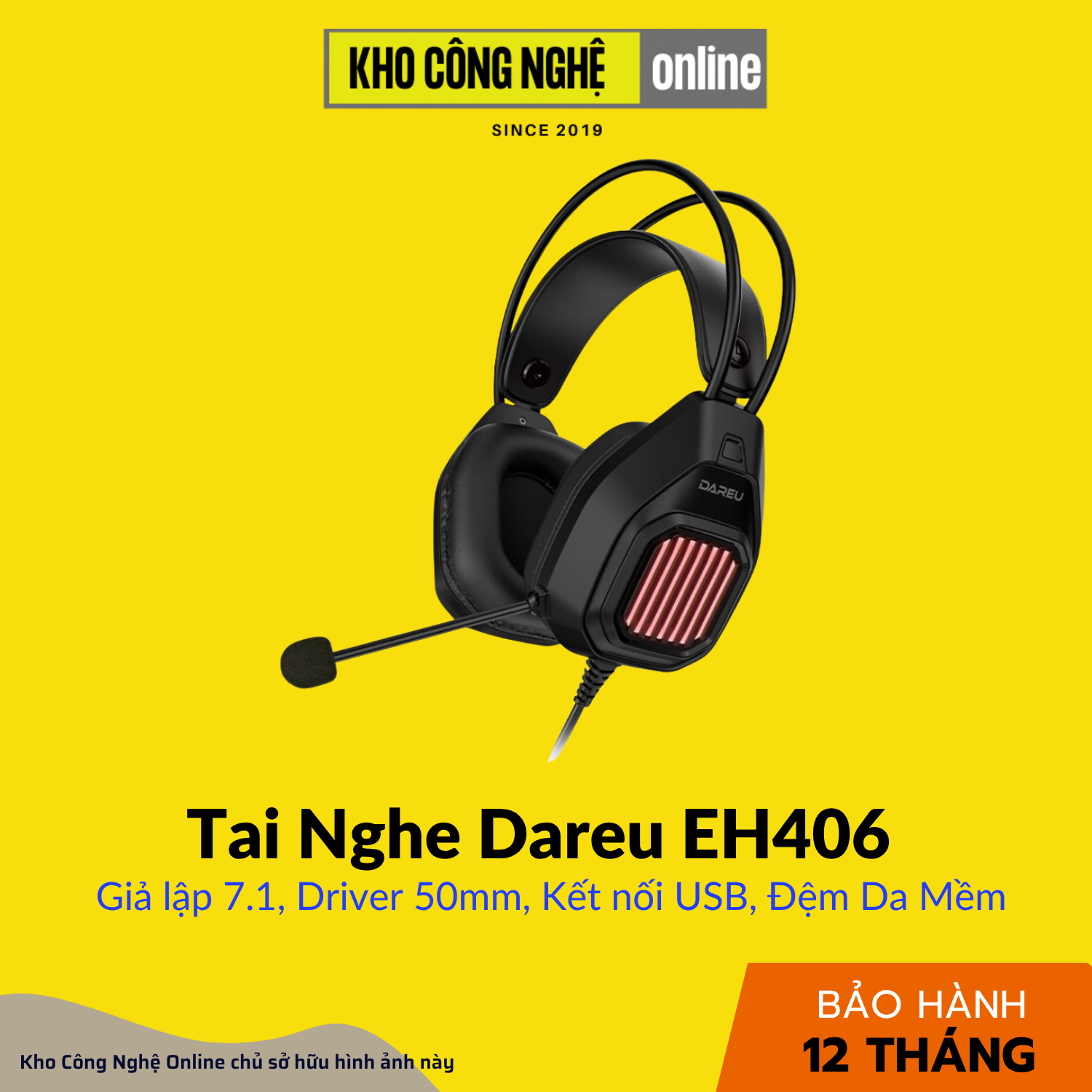 Tai Nghe Gaming Dareu EH406