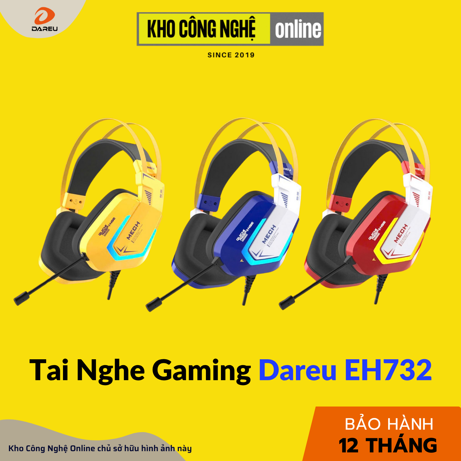 Tai Nghe Gaming Dareu EH732