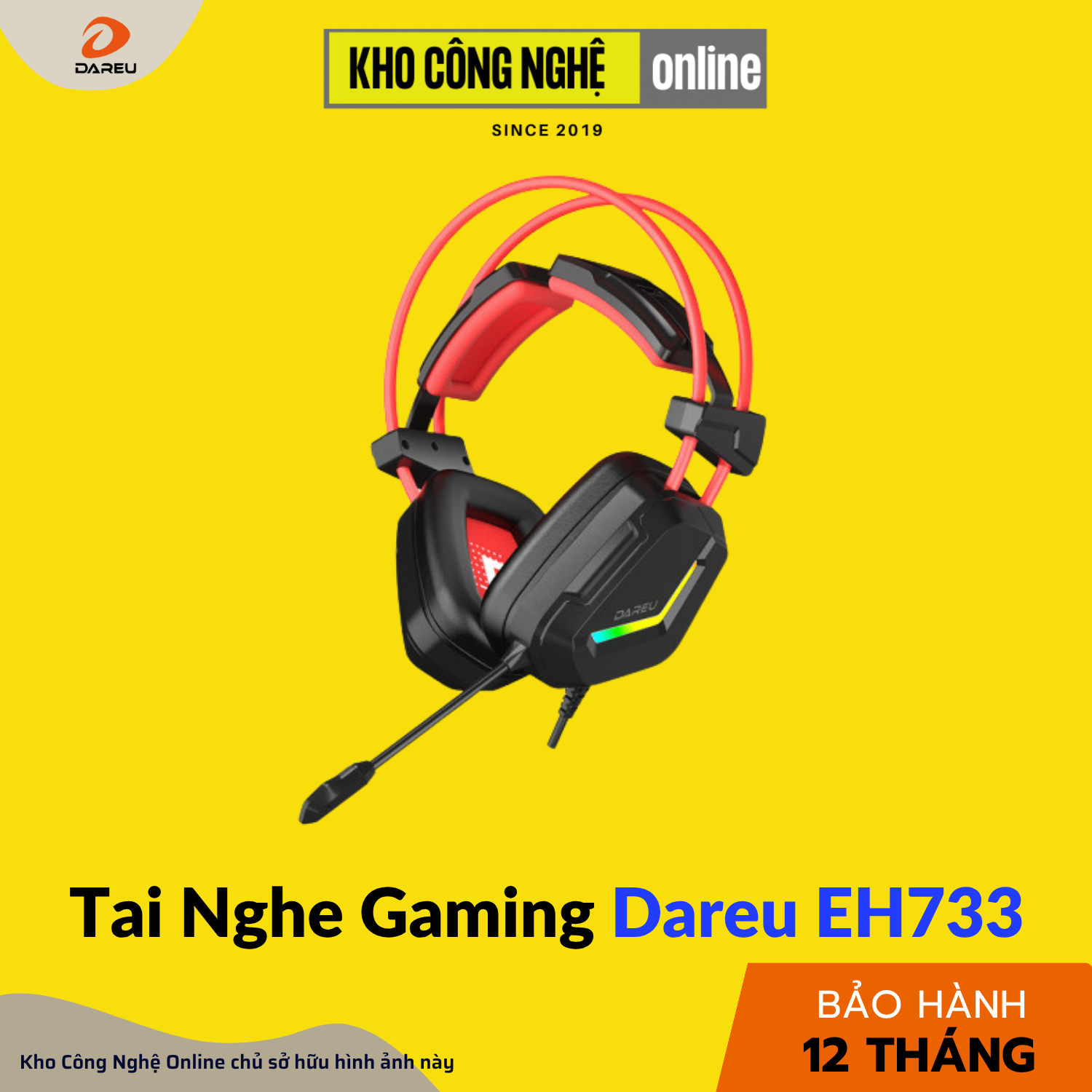 Tai Nghe Gaming Dareu EH733