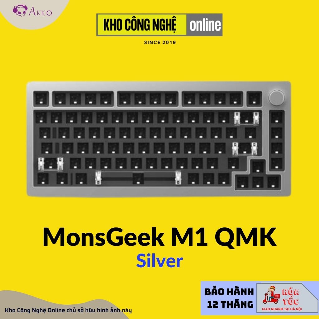 Kit bàn phím cơ MonsGeek M1 QMK (Full Nhôm – Mạch xuôi – QMK / VIA – PCB Stab)