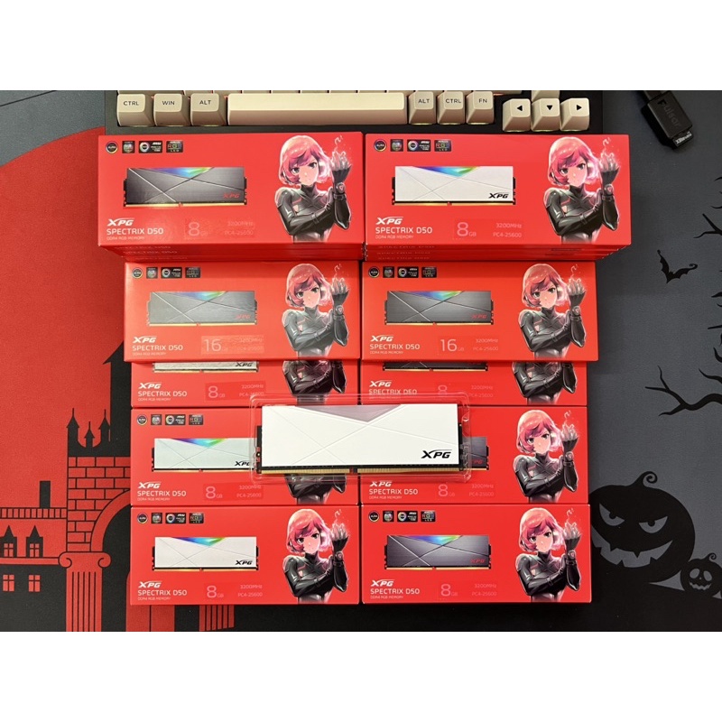 Ram Adata D50 DDR4 XPG SPECTRIX RGB 8GB Bus 3200MHz / 3600MHz