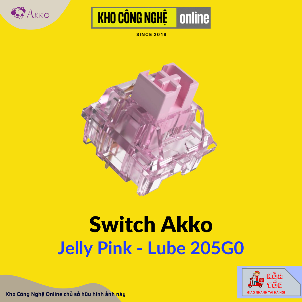 [Chính hãng] Switch lẻ thay nóng cho bàn phím cơ AKKO CS switch| Jelly switch & TTC switch - Hàng mới 100%